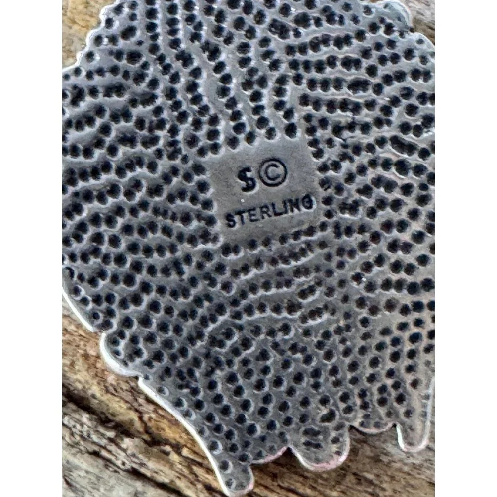 Amethyst & Sterling Silver Pendant Pearl Accent Oval Shape Vintage Style 14g - Picture 2 of 7